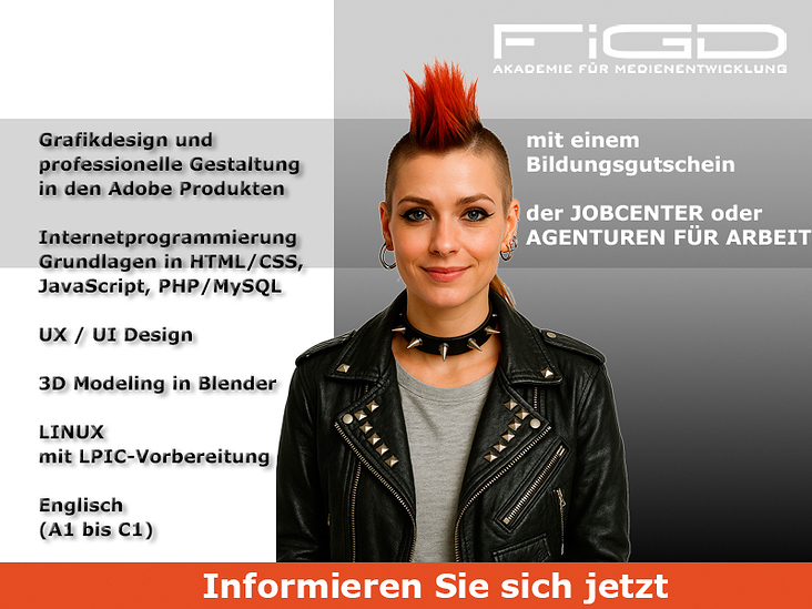 Design & Medieninformatik – Kreativ durchstarten mit FiGD Akademie