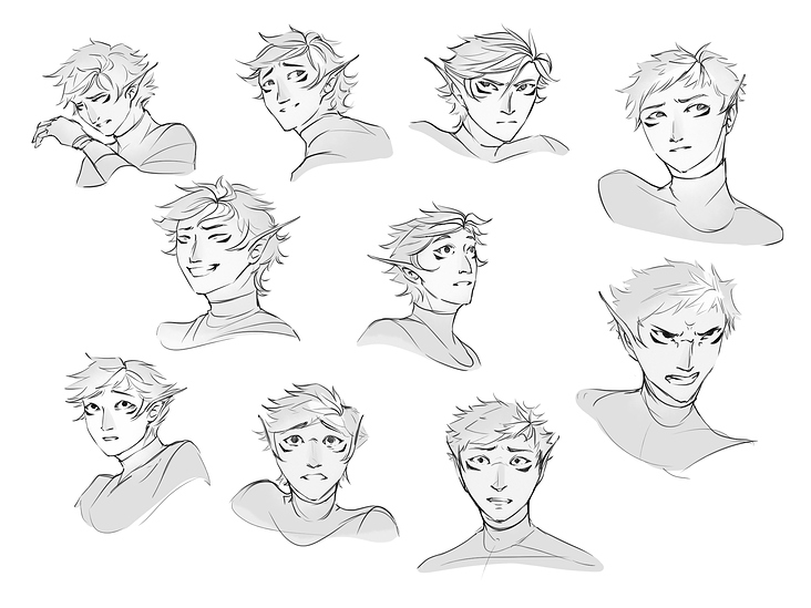 Expression Sheet (Nelio)
