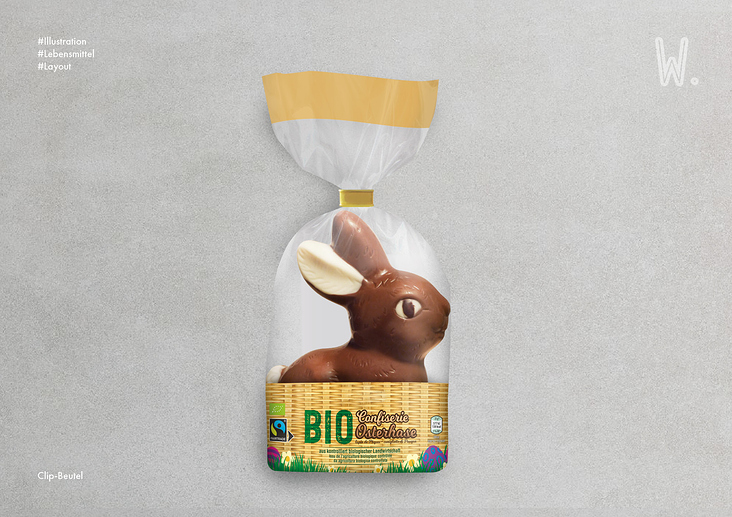 Hase Clipbeutel
