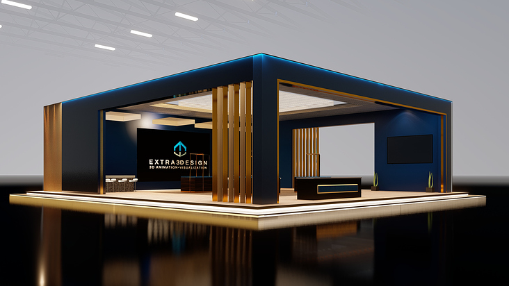 Messestand 3D Visualisierung und Animation