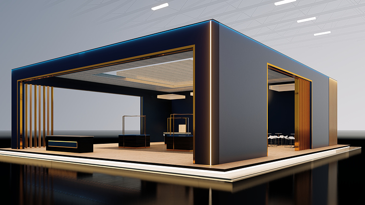 Messestand 3D Visualisierung und Animation
