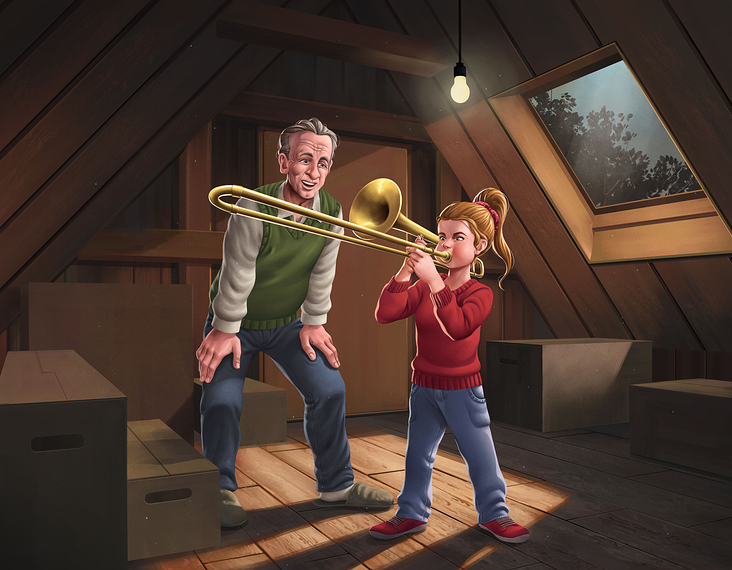 Hörspiel-Titelbild Illustration