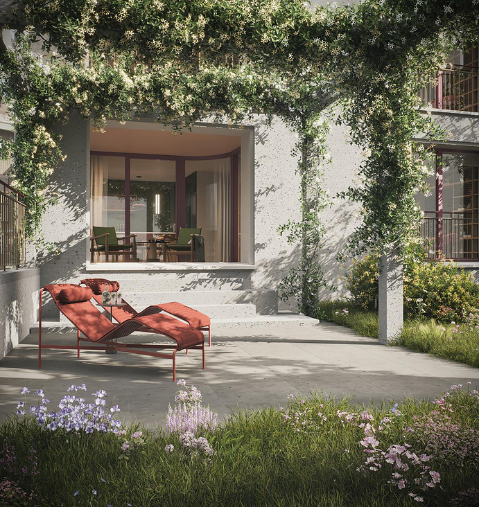 3D Visualisierung: MAYA Häuser, Andermatt