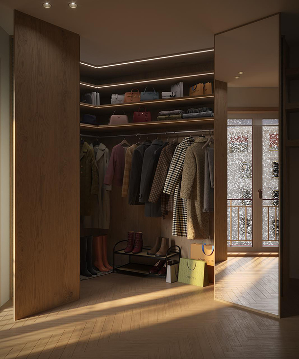 3D Visualisierung: MAYA Häuser, Andermatt