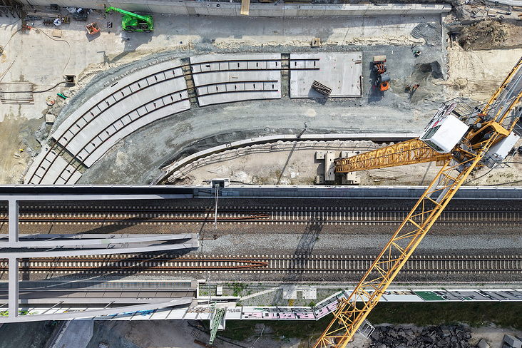 Gleisbaustelle