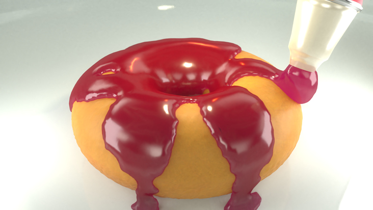 3d food & fluid sim