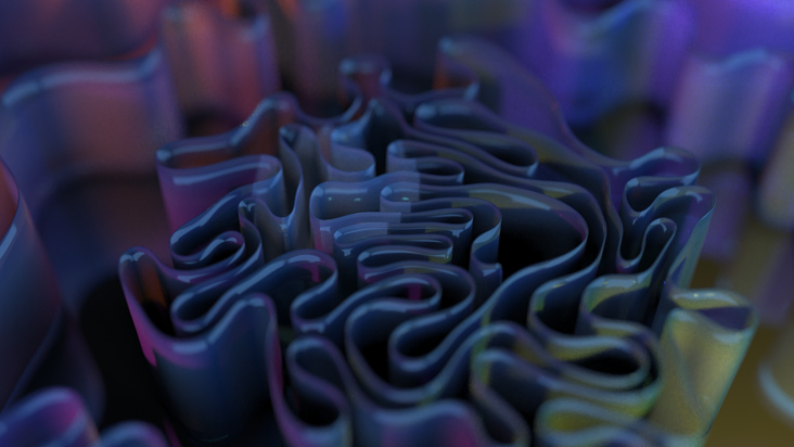 3d spline physics sim