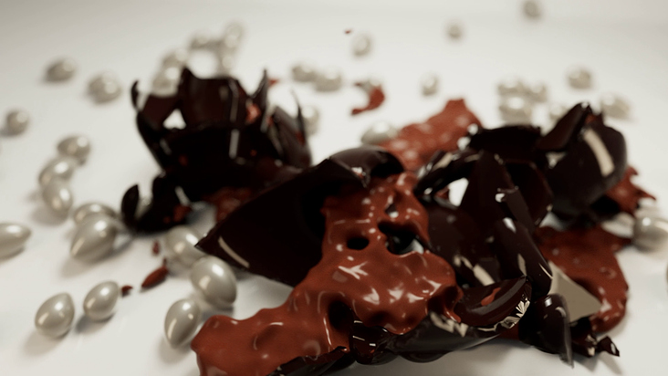 3d voronoi fracture & fluid sim
