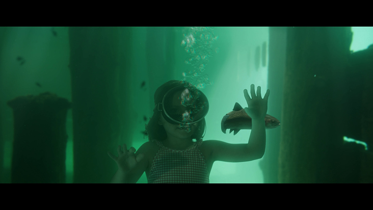 3d fish character comp & particle fx comp