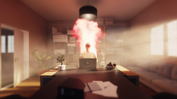 3d animation hot summer fire sim volumetrics