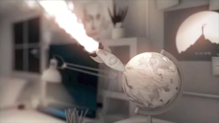 3d broadcast tv opener animation