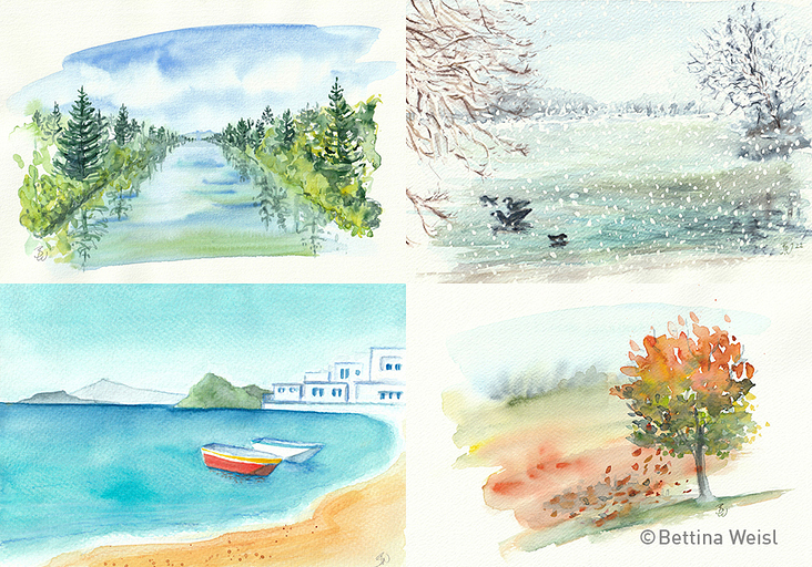 Watercolour Workshop Seasons
