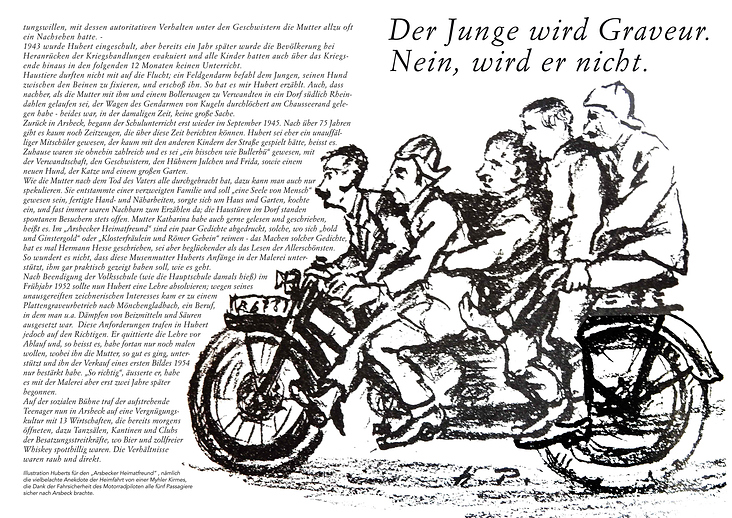 Buchprojekt über einen Autodidakten vom Dorf
