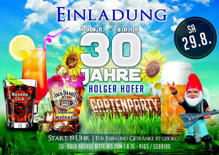 Geburtstagseinladung