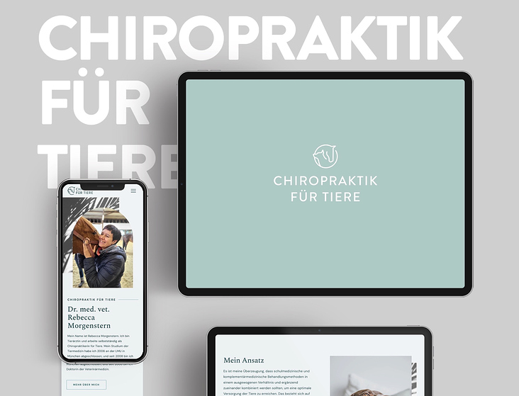 Chiropraktik für Tiere – UX / UI Design