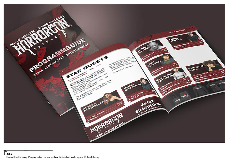 Portfolio 2025 HorrorCon Programm