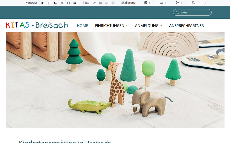 Screenshot Kitas Breisach