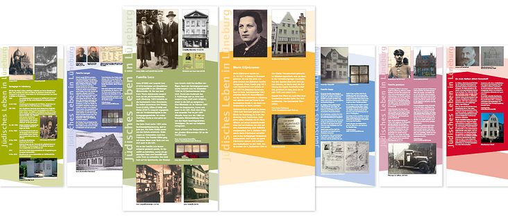 Gestaltung von Ausstellungsrollups