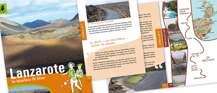 Layout und Reinzeichnung Lanzarote Reiseführer für Kinder