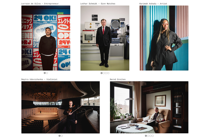 Porträt Portfolio