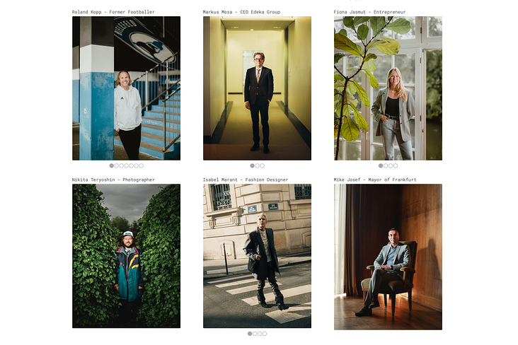 Porträt Portfolio
