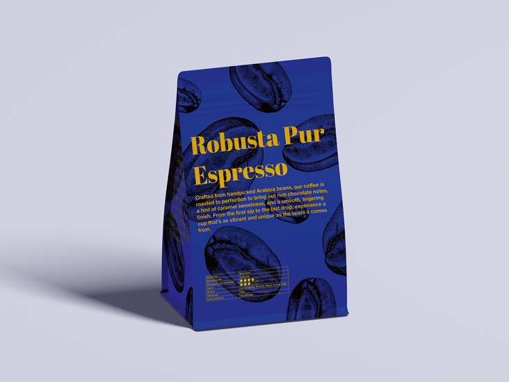 Bohnenkaffeeverpackung