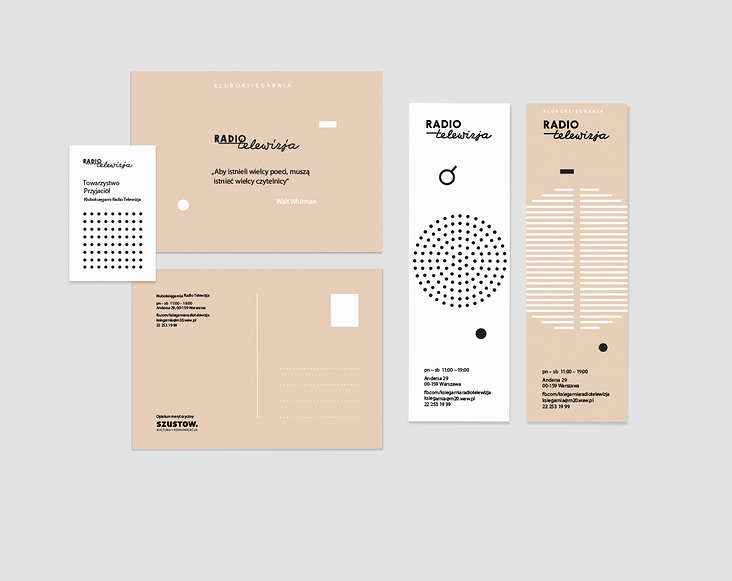 Identity for cafe in modernist style