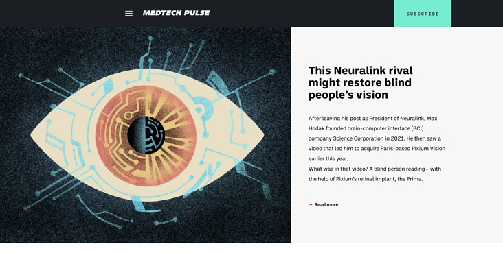 Illusration—restoring sight