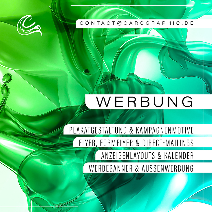 Werbung – Plakate, Flyer & Außenwerbung