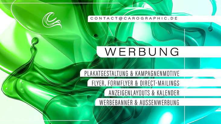 Werbung – Plakate, Flyer & Außenwerbung