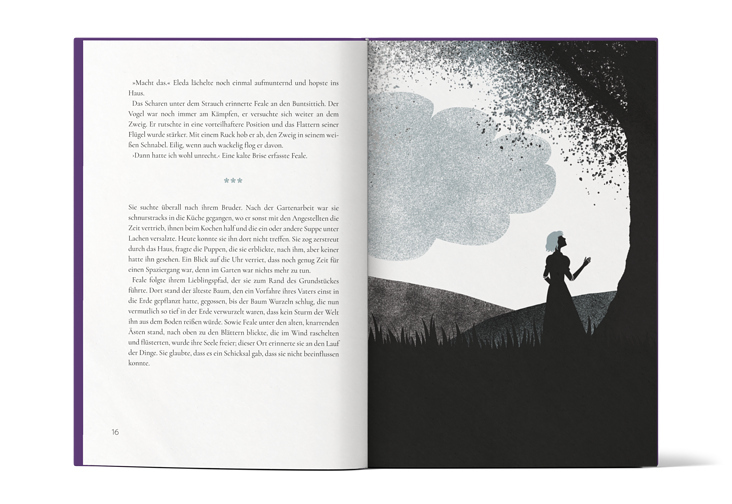 Illustrationsstil – abstrakt, um Leser nicht zu sehr zu beeinflussen