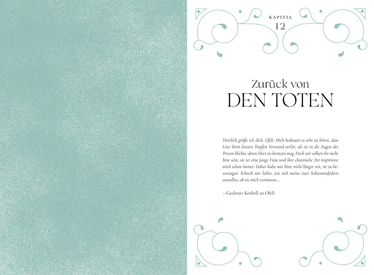 Kapiteleinstige, angelehnt an Struktur aus Illustrationen