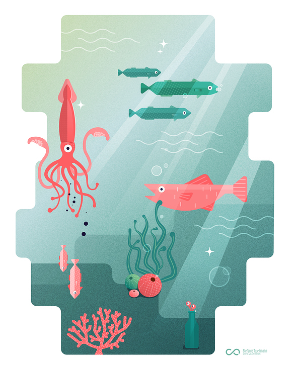 Underwater World – Vektorillustration