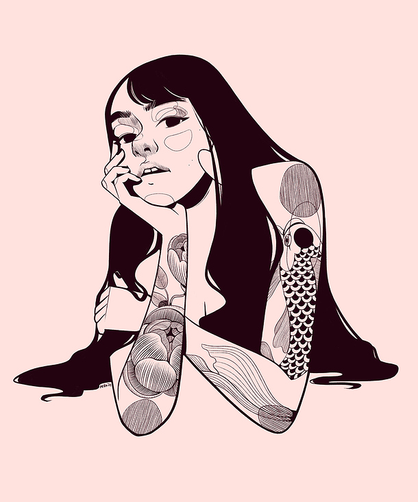 Line Art // „Koi“
