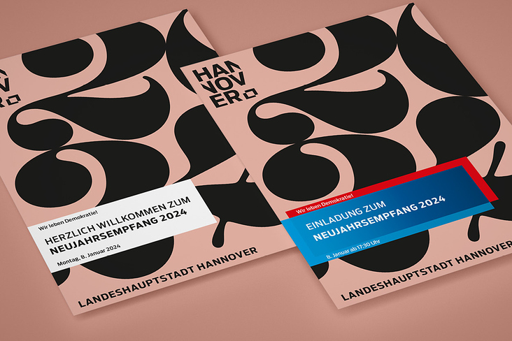Veranstaltungsdesign für Neujahrsempfang der Stadt Hannover