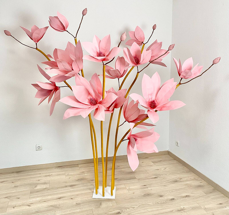 große magnolien Blumenstand