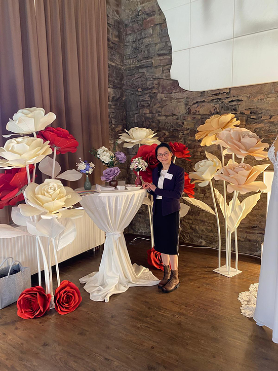 XXL Blumen Messe decor