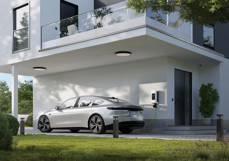 3D Visualisierung nachhaltiger Ladelösungen für Elektrofahrzeuge