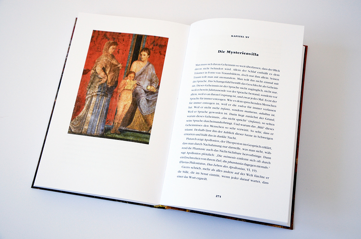 Buchcover, Layout und Satz