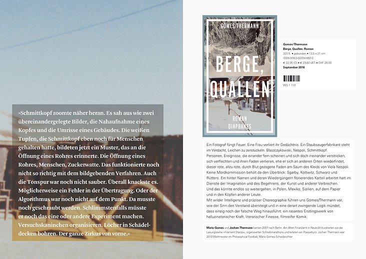 Covergestaltung, Layout und Satz