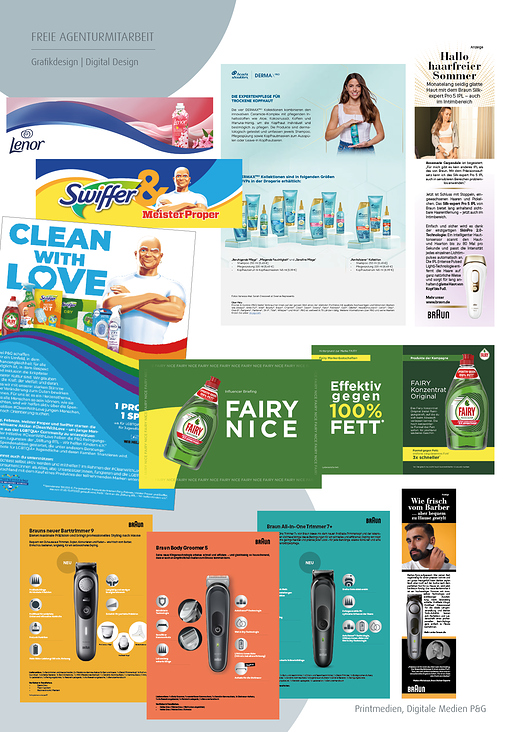 Procter & Gamble Print- und Digital-Design