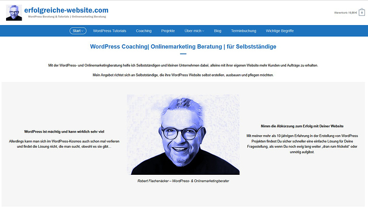Website Onlinemarketing Beratung und WordPress Coaching