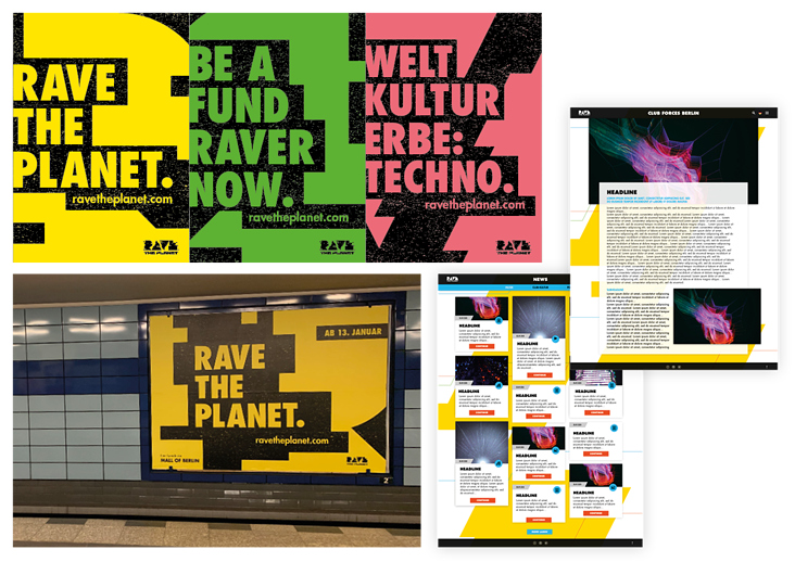 Kampagne Rave the Planet, Konzept und Umsetzung