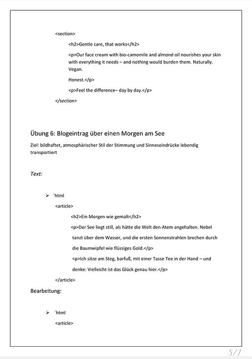 kreative Übersetzung – Blogeintrag (D-EN)