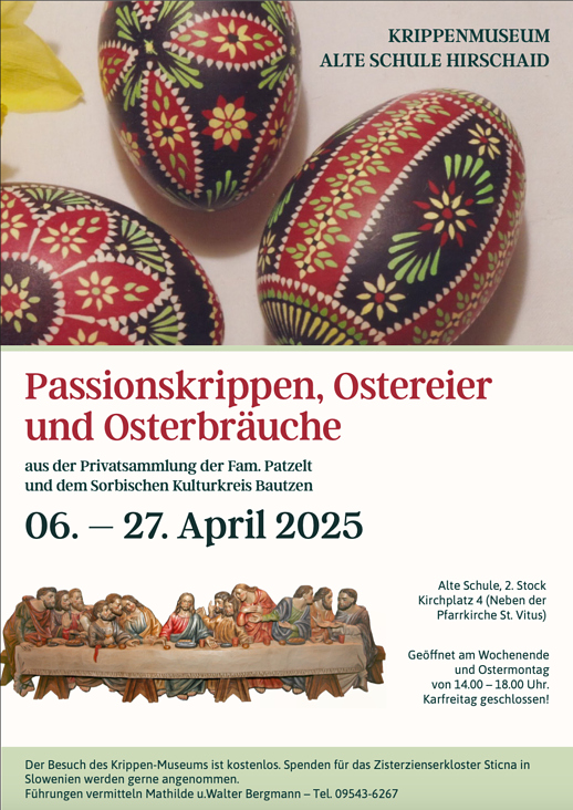 Passionskrippen, Ostereier und Osterbräuche (2025)