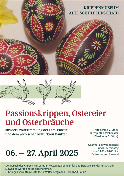 Alternatives Design – Passionskrippen, Ostereier und Osterbräuche (2025)