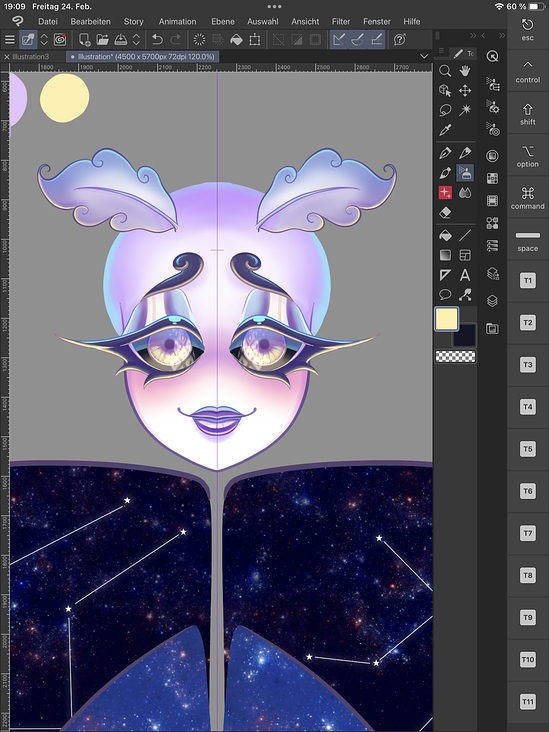 Celestial Moth – Aufbau