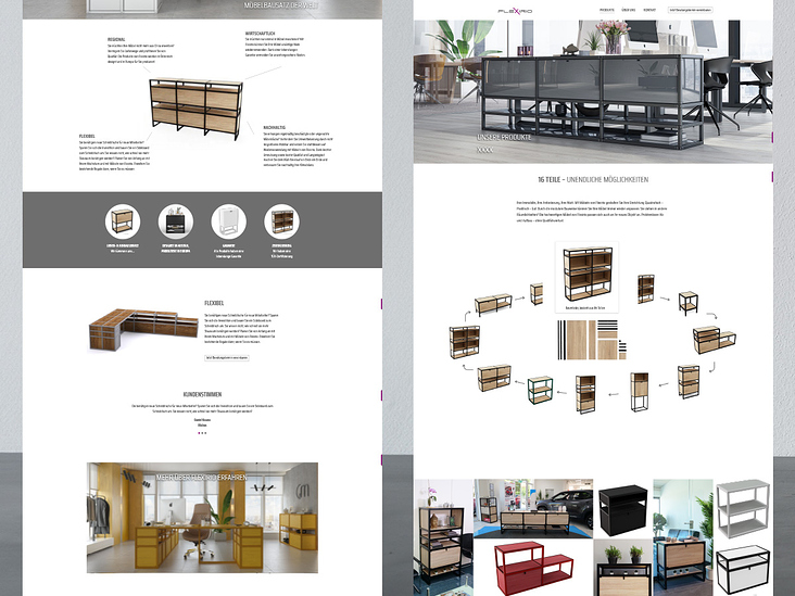 Webdesign – nachhaltiger Möbelbau
