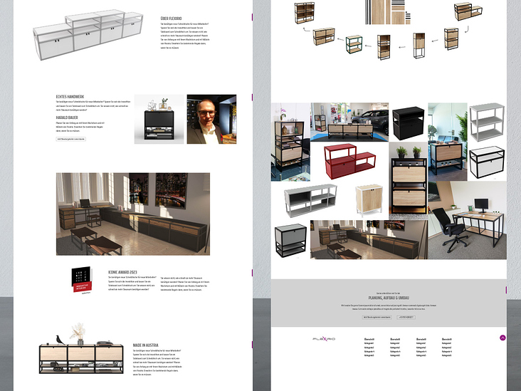 Webdesign – nachhaltiger Möbelbau