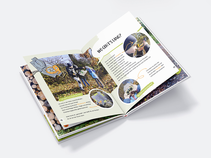 Kinder Magazin Layout und Illustration